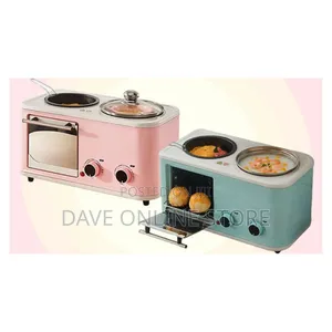 Breakfast Machine Bread Maker 4 in 1 Oven Pizza Frying Pan