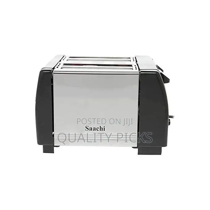 Saachi 4 Slice Bread Toaster, Silver.