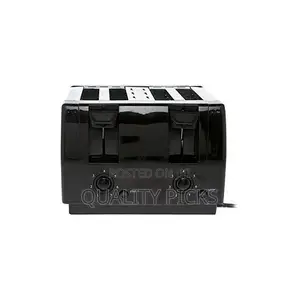 Saachi 4 Slice Bread Toaster, Silver.