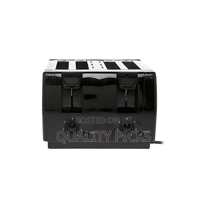 Saachi 4 Slice Bread Toaster, Silver.