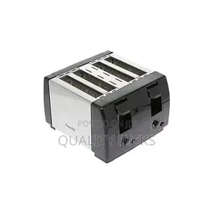 Saachi 4 Slice Bread Toaster, Silver.