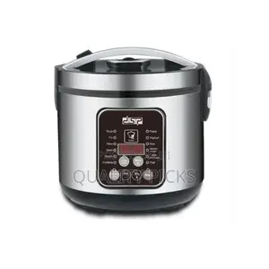 DSP 5litre Multi-Functional Rice Cooker Steamer Pan, Silver