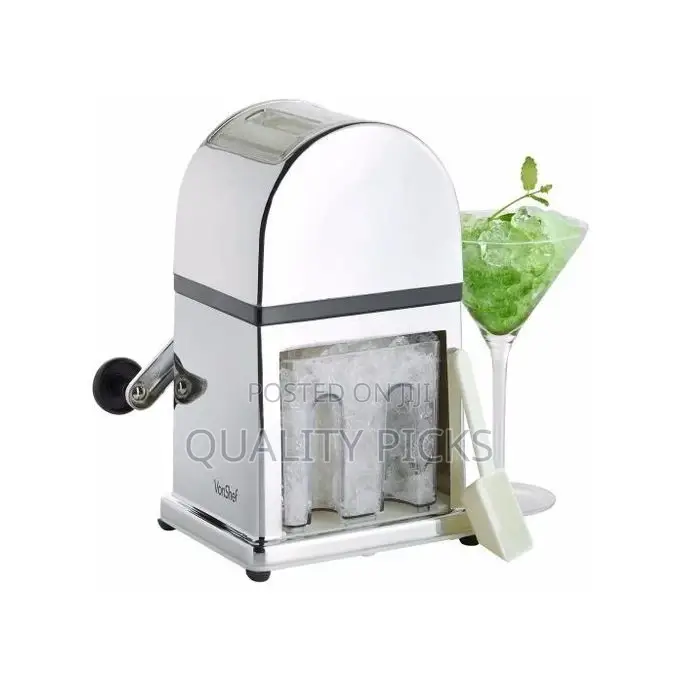 1ST CHOICE Ice Crusher Machine- Silver