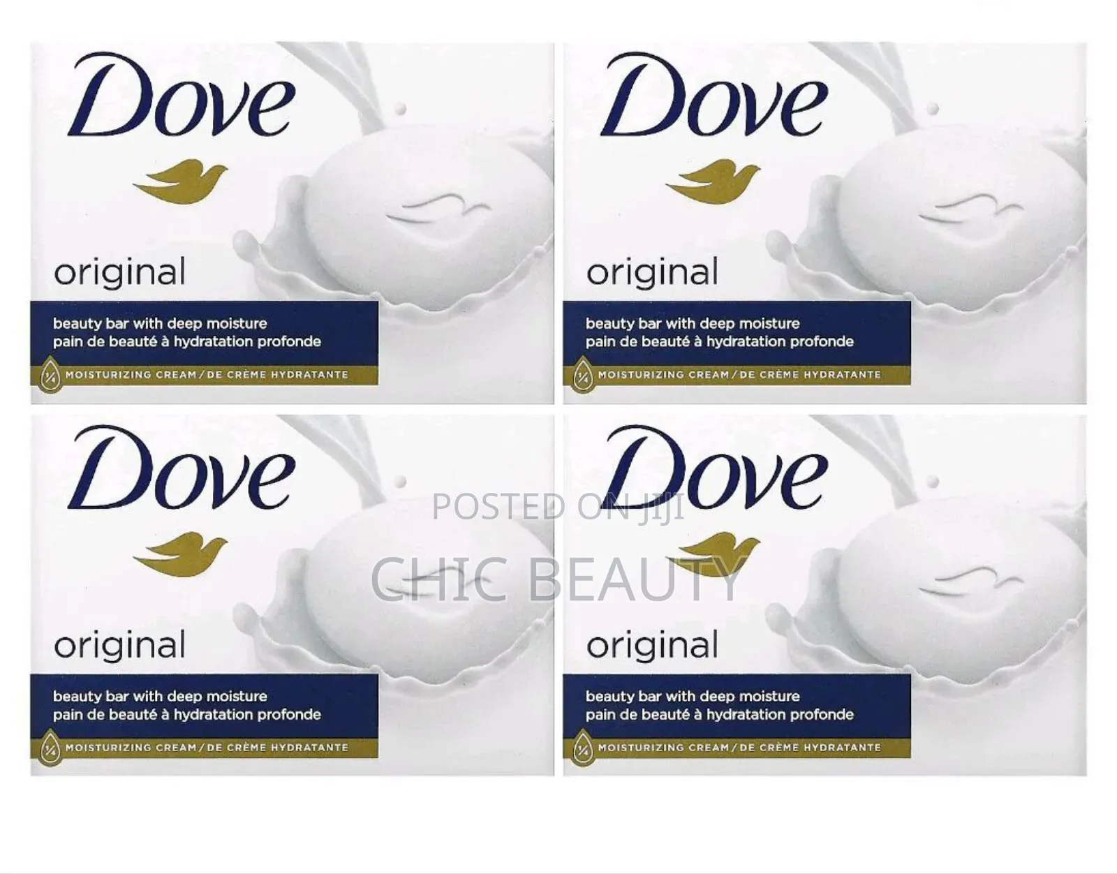 Dove Beauty Bar Soap With Deep Moisture, Original 106g