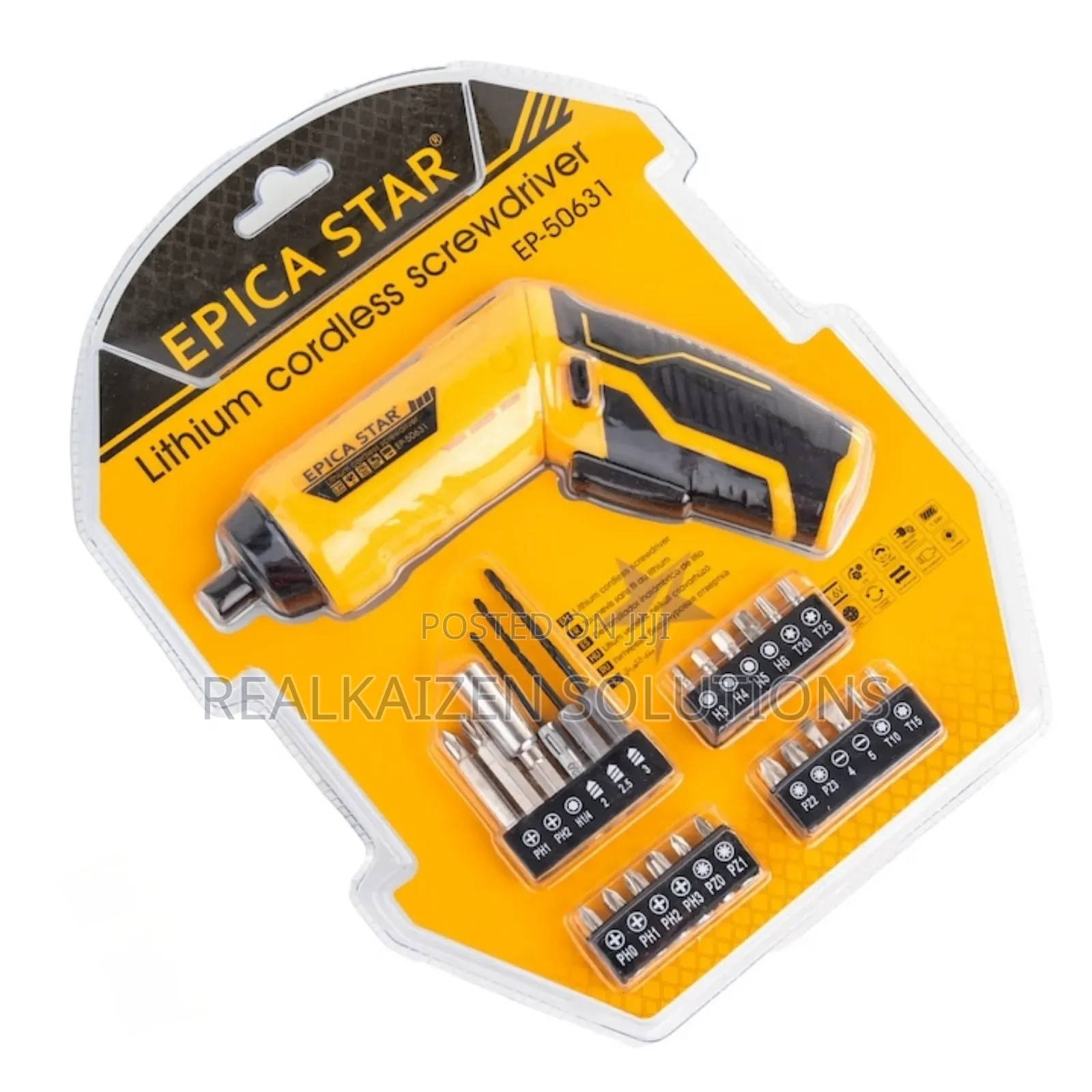 EPICA STAR 25pc Lithium Cordless Screwdriver Set