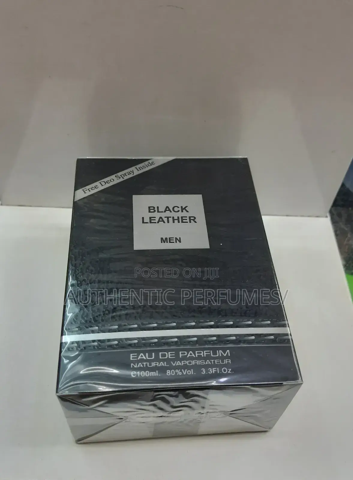 Black Leather Eau De Parfum for Men