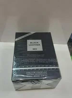 Black Leather Eau De Parfum for Men