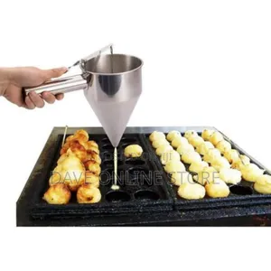 Stainless Steel Donut Dispenser Cupcake Dough Funnel