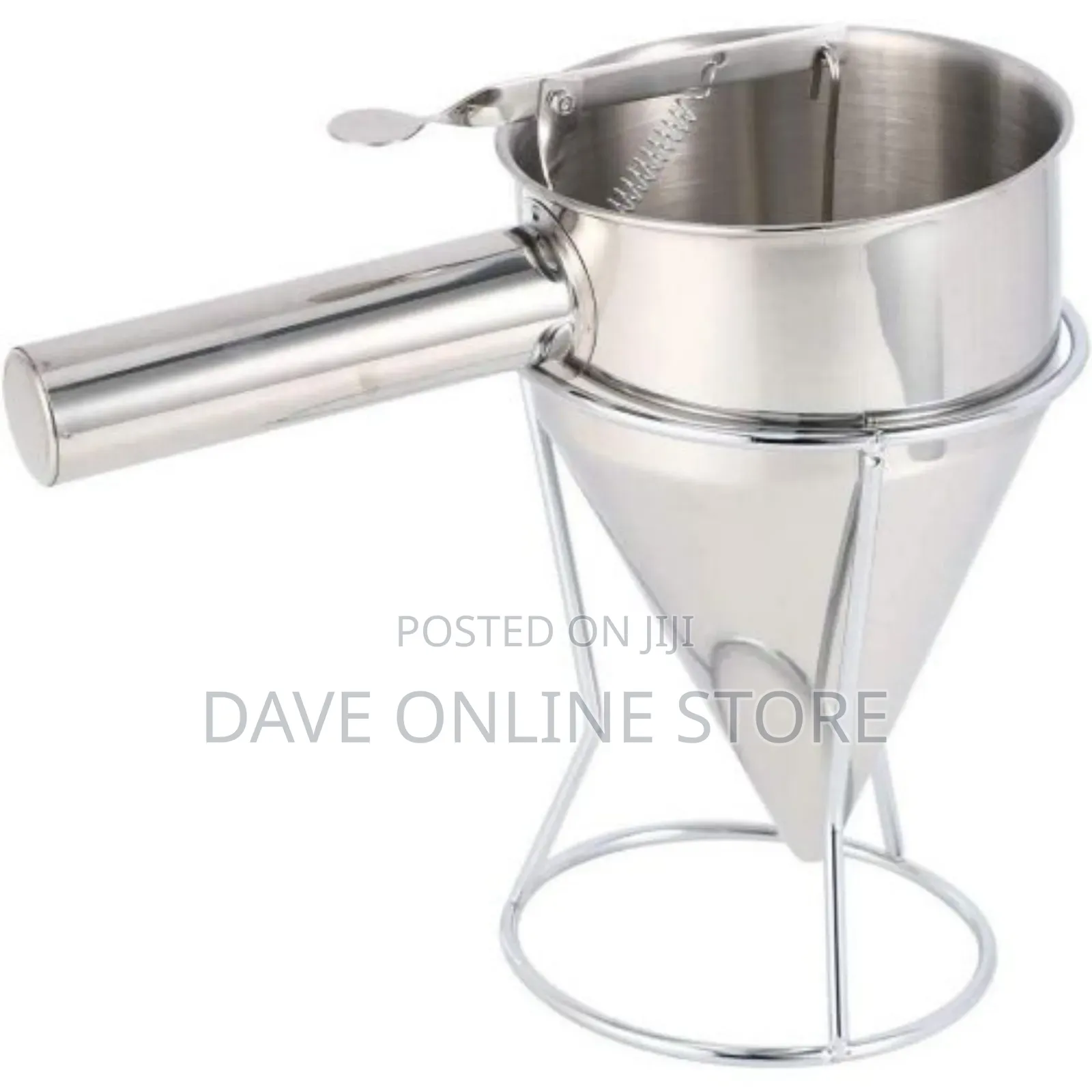 Stainless Steel Donut Dispenser Cupcake Dough Funnel