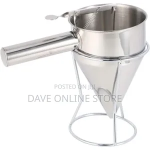 Stainless Steel Donut Dispenser Cupcake Dough Funnel