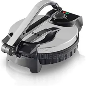 Saachi 25cm Roti/Chapati/Pizza/Bread Maker – Silver
