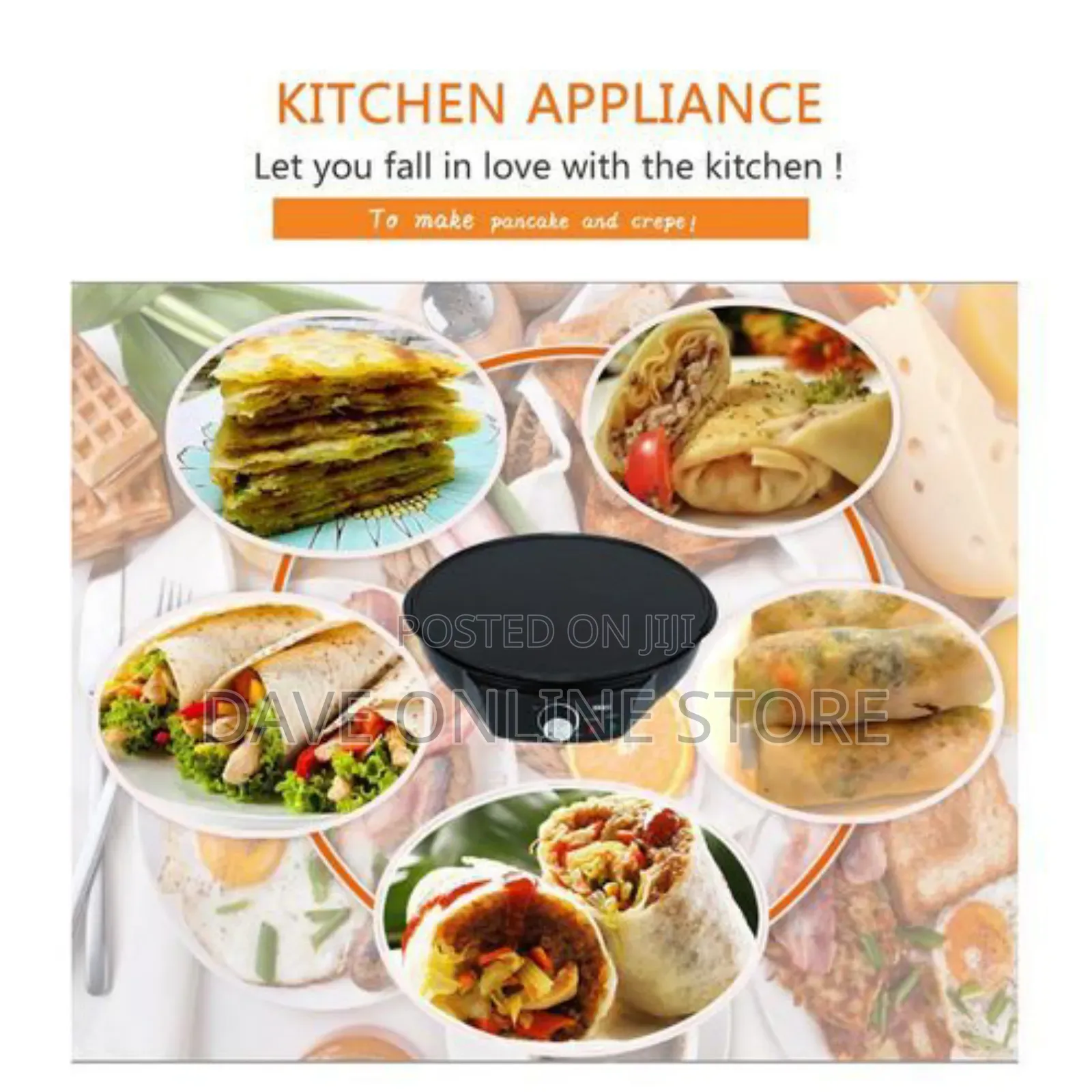 Chapati, Crepe, Pancake, Roti Maker Machine