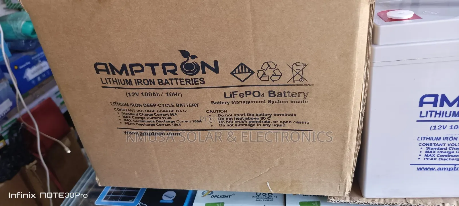100ah Amptron Lithium Battery