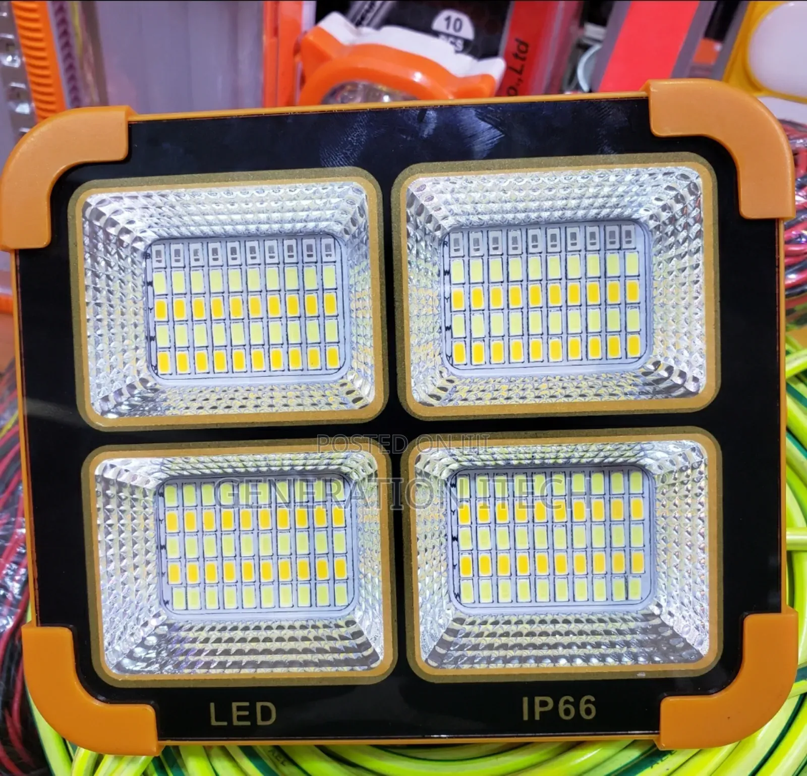 Rechargeable Led Light for Both Solar and Ac Recharge