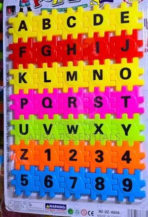 Puzzle English Letter With Magnetic