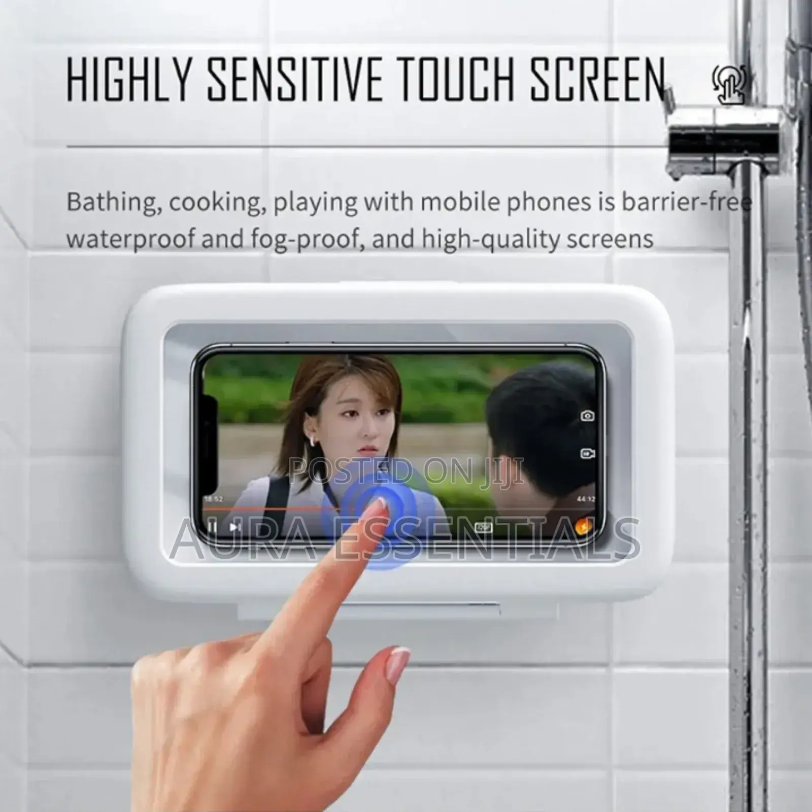 Wall Mounted Touchable Cell Phone Case