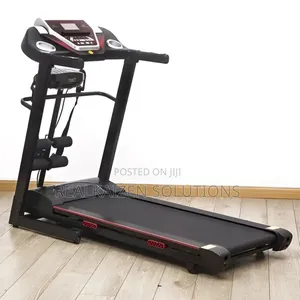 Fitness Hand Grip Pulse Folding Treadmill With Wheels