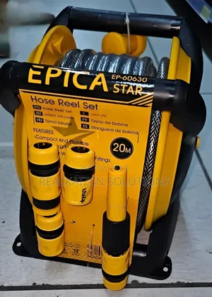 EPICA STAR 20meter Stackable Hose Reel Wit Nozzle Connectors