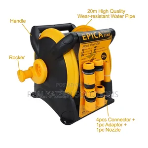 EPICA STAR 20meter Stackable Hose Reel Wit Nozzle Connectors