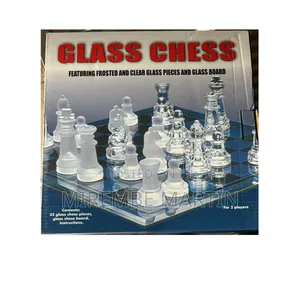Glass Chess Board Game.