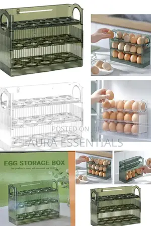 Trendy Gem Egg Tray Egg Fresh Storage Box