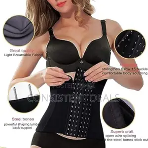 Button Navy Waist Trainer Trimmer Women Waist Coset