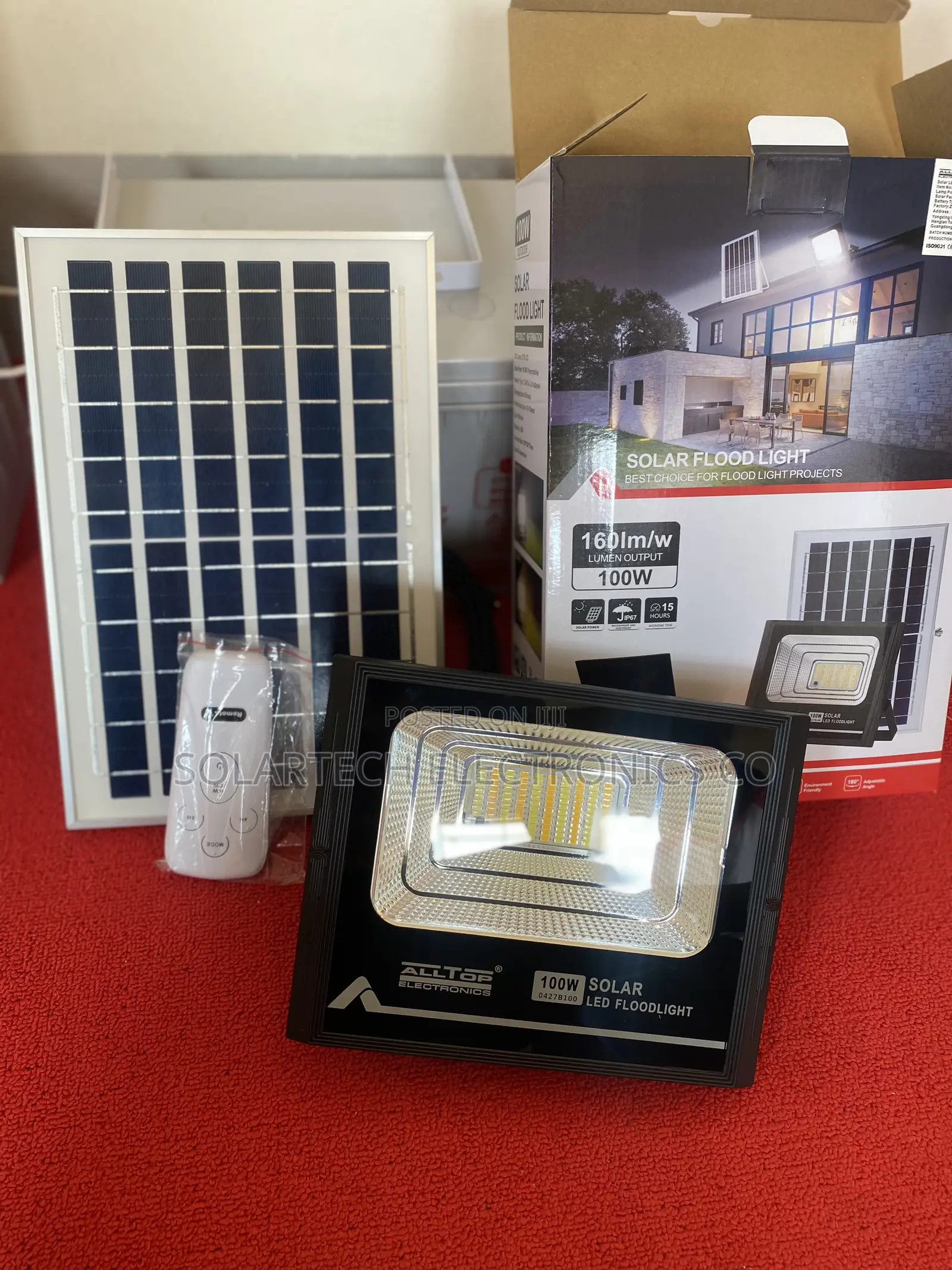 100W Solar Flood Lights/ All Top.