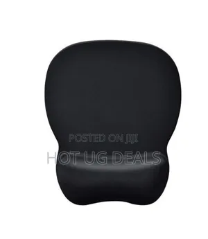 Soft Mouse Pad With Wrist Support - Black