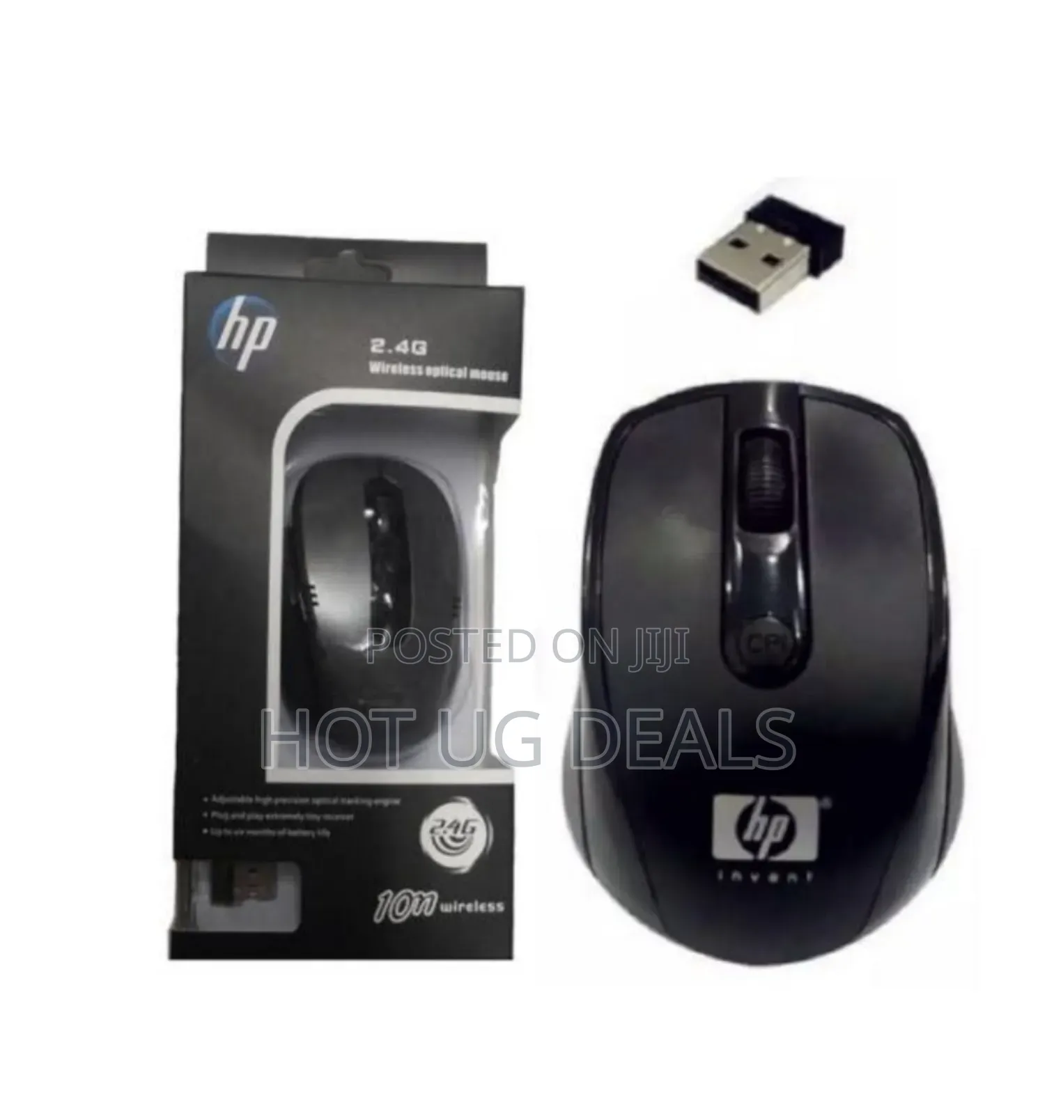 Hp Optical 2.4GHZ Wireless Mouse - Black