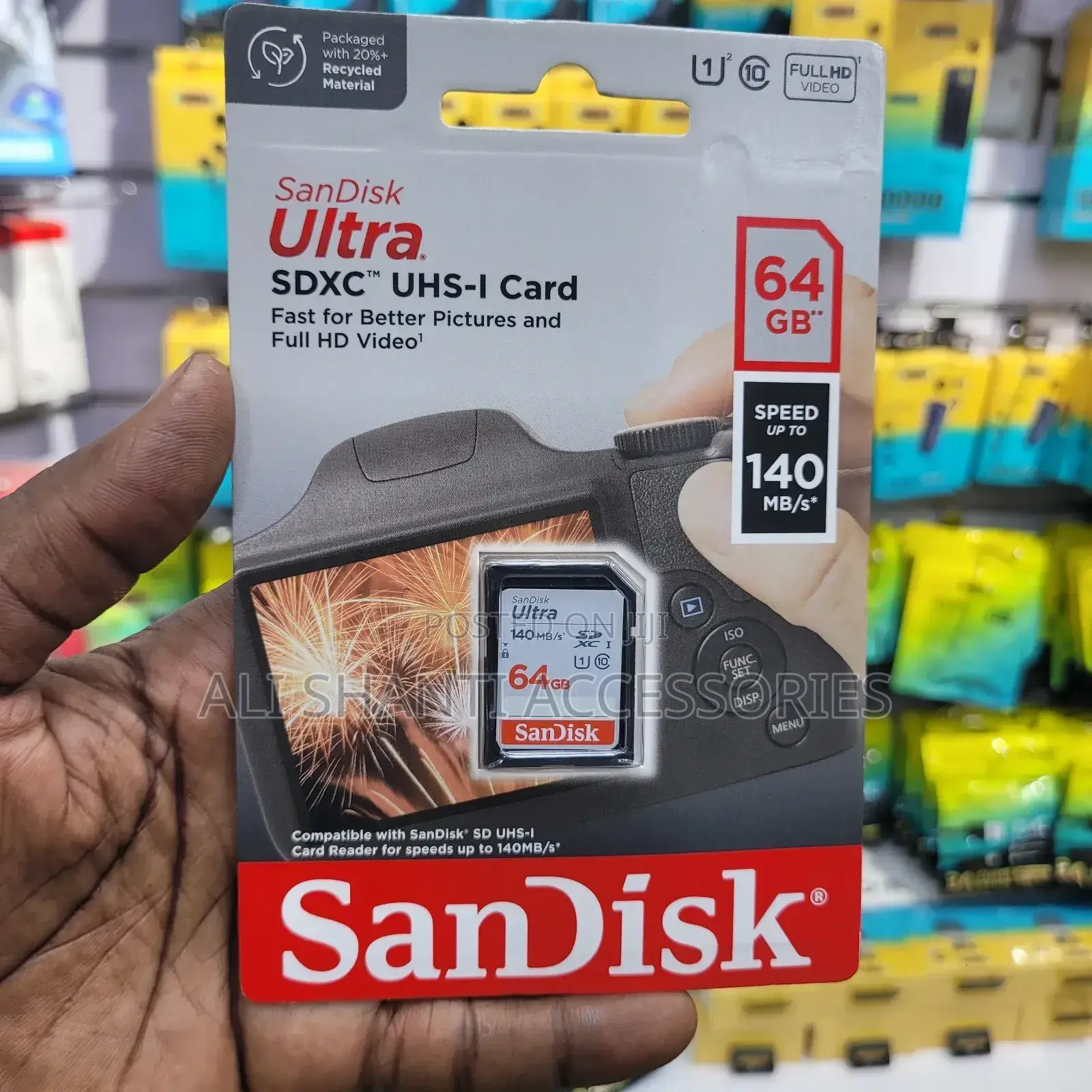 Sandisk 64gb Memory Card for Camera