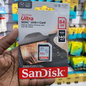 Sandisk 64gb Memory Card for Camera