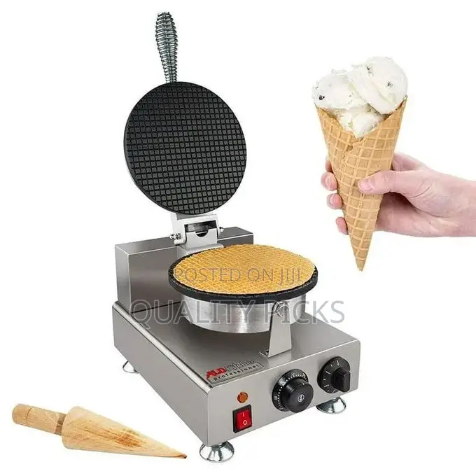 Commercial Bubble Cone Waffle Maker 1000W Nonstick