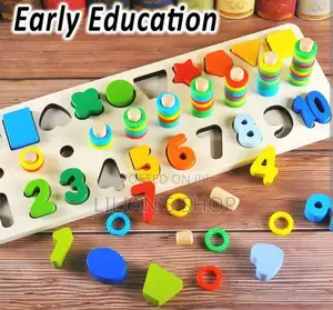 Kids Montessori Educational Wooden Math Toys for Children