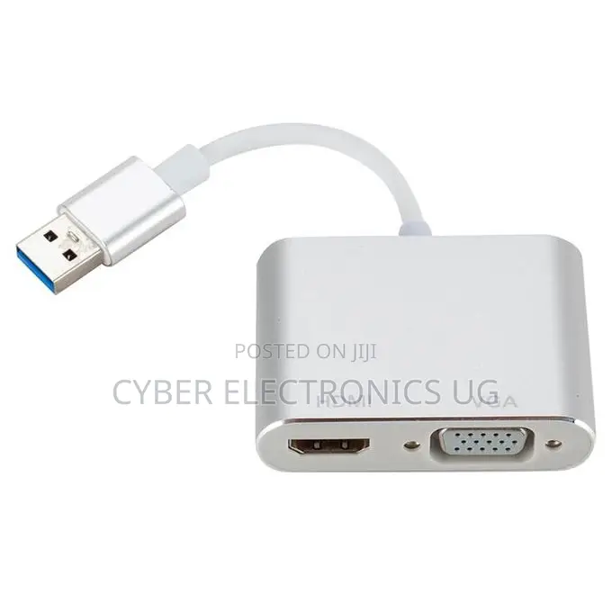 Usb 3.0 to Hdmi and Vga Converter Adapter