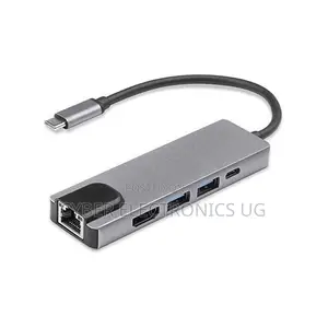 5 in 1 Type-C to Hdmi Rj45 USB 3.0 Adapter