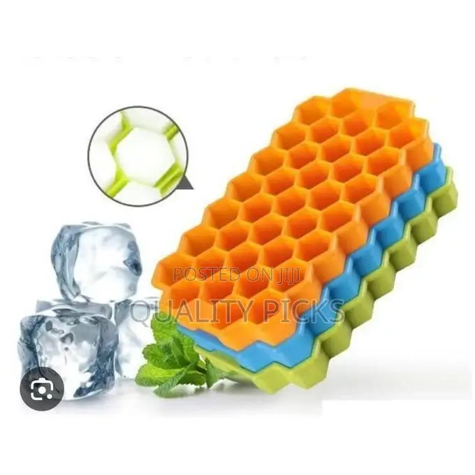 1 Piece Ice Cube Tray 37 Grids Silicone Ice Cube Mold