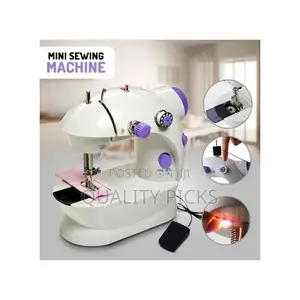 Sew Easy Mini Sewing Machine - White,Purple