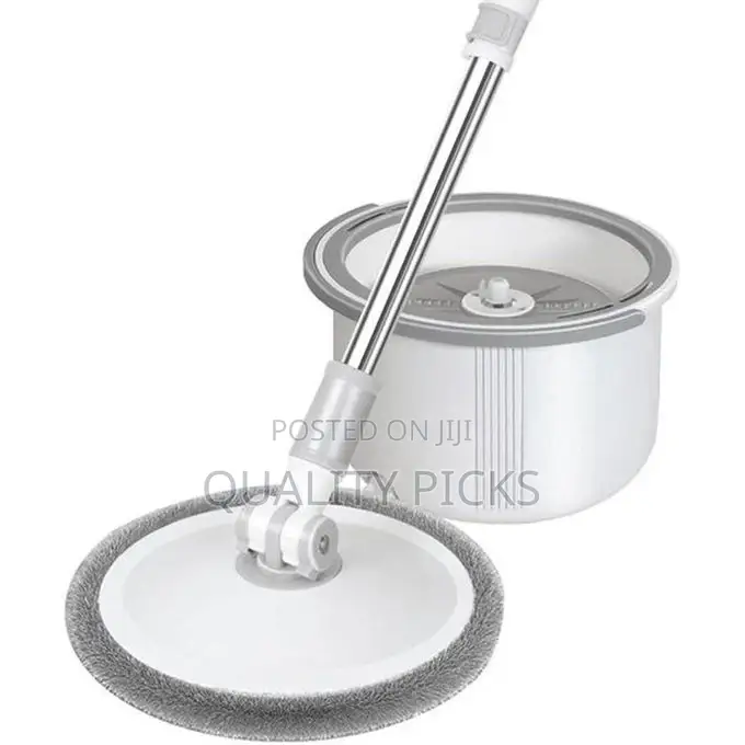 Disc Bucket Spinning Mop 360° Round Cleaning Mop