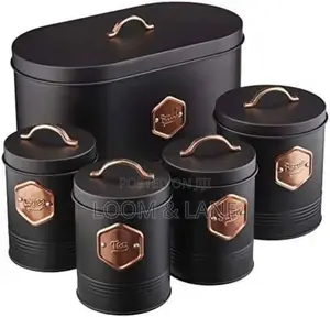 5pcs Set of Classic Kitchen Storage Canisters