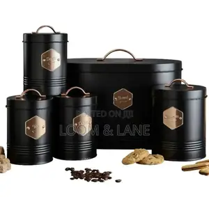 5pcs Set of Classic Kitchen Storage Canisters