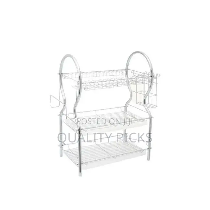 3 Tier Stainless Steel Dish Drainer Rack -Multi Design