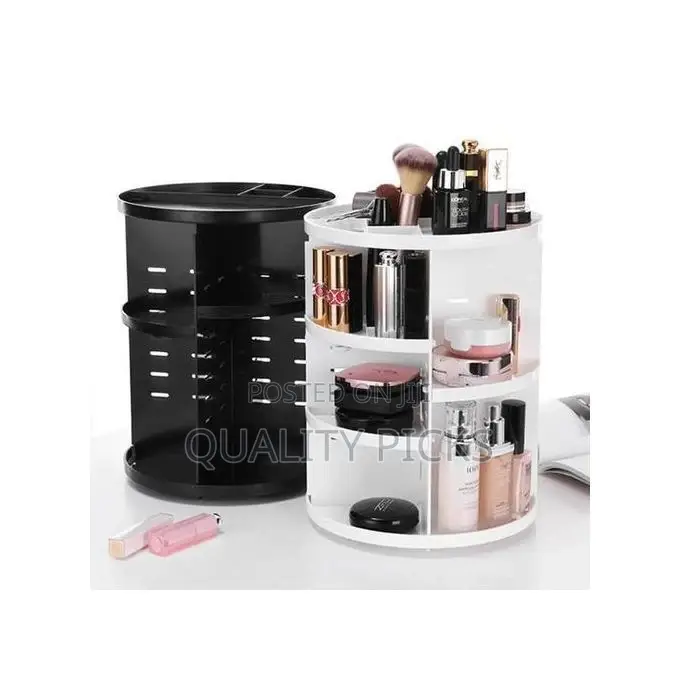 Rotating Adjustable Acrylic Cosmetic Jewelry Organizer