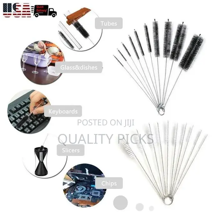 10PCS Nylon Cleaning Brushes - Nylon Cleaning Brush Set