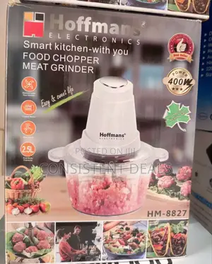 Hoffman 2.5L Electric Food Chopper Meat Grinder