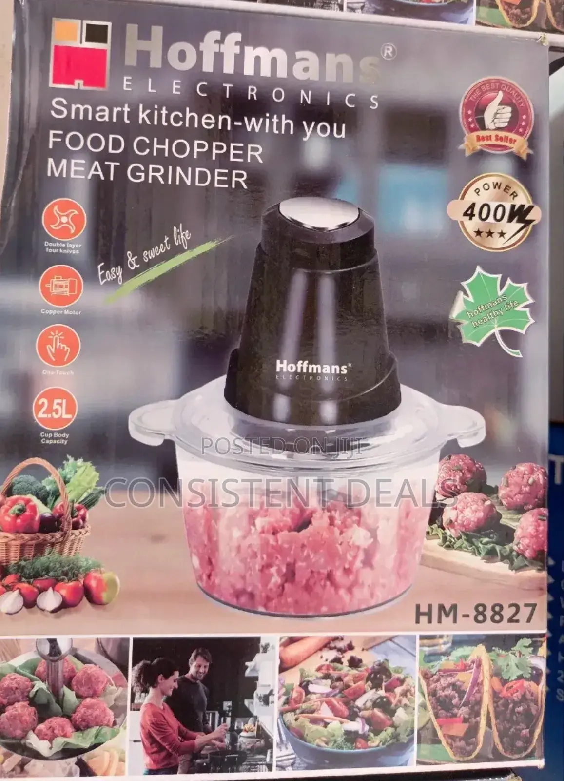 Hoffman 2.5L Electric Food Chooper