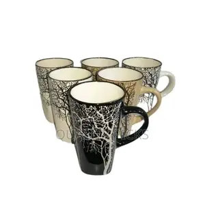 6 Pieces of Big Tree Coffee Tea Cups Drinking Mugs