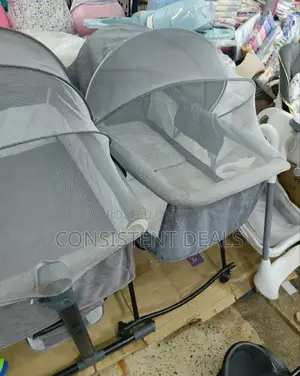 Adjustable Baby Crib Co-Sleeper Cradle Bed
