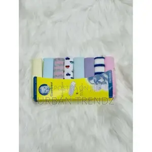 Set of 8 Baby Wash Cloths - Multi-Color
