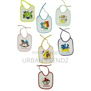 Baby 7 Pack Baby Bibs, Waterproof, Washable,