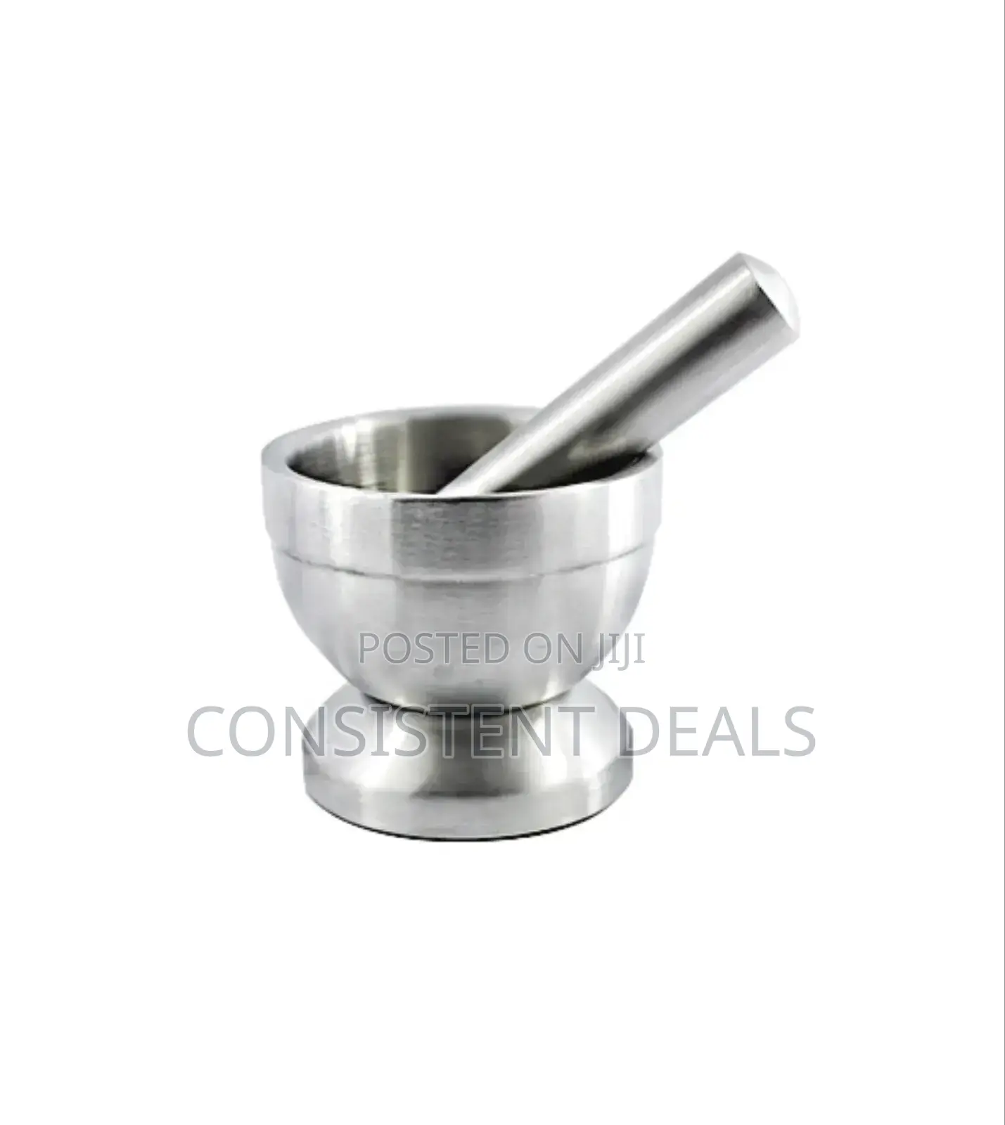Stainless Steel Metal Mortar Salt and Pestle